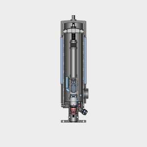 Schnittzeichnung AIRVALVE Kompaktschacht D-093-w Belüftung Entlüftung