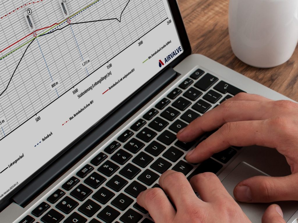 Auslegung, Positionierung, Berechnung, Ventile, PC